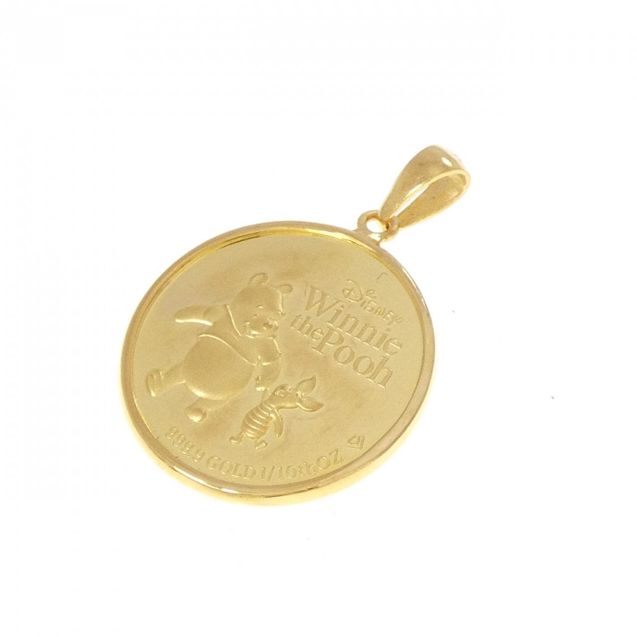 K24YG(枠) コイン ペンダント