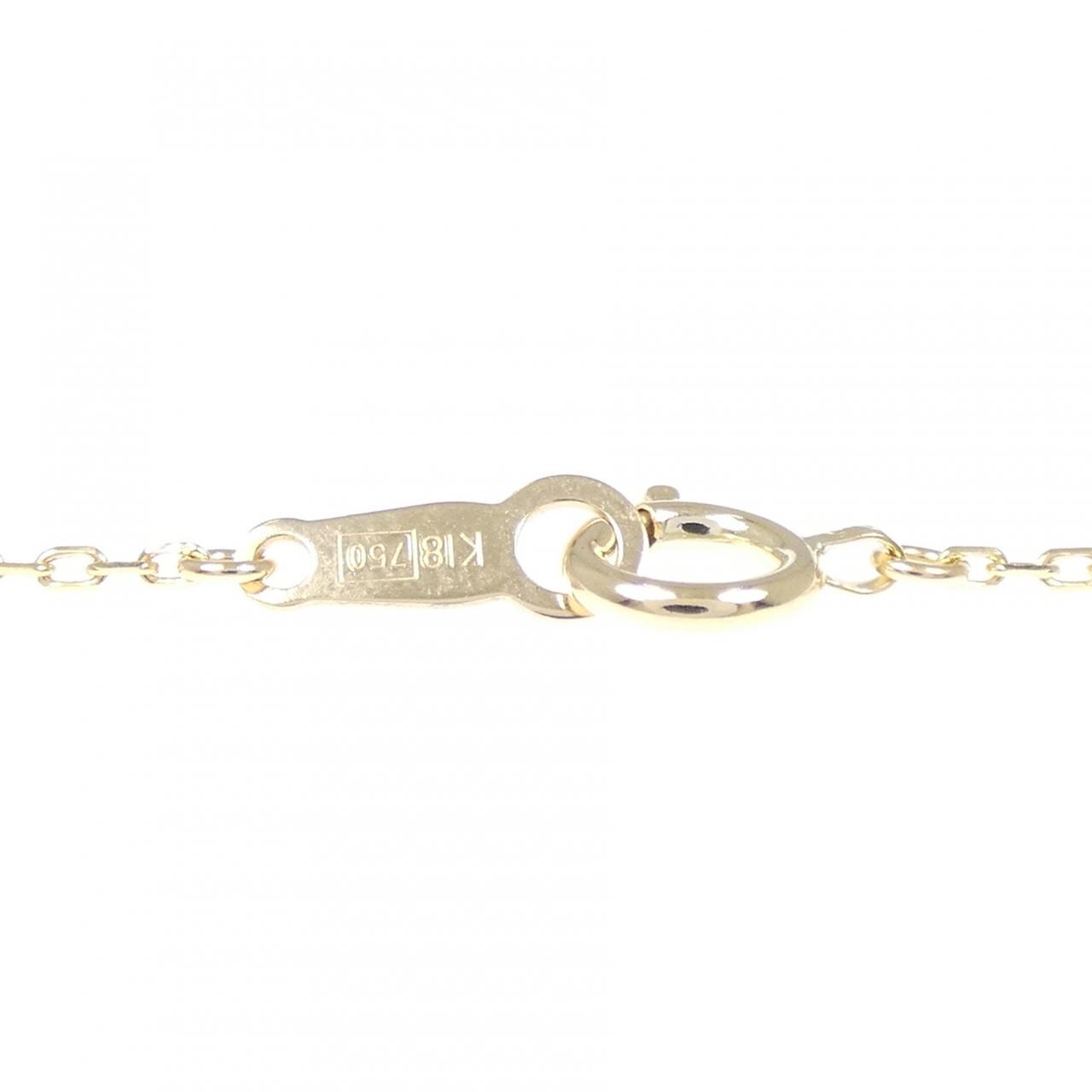 K18YG イニシャルN ネックレス