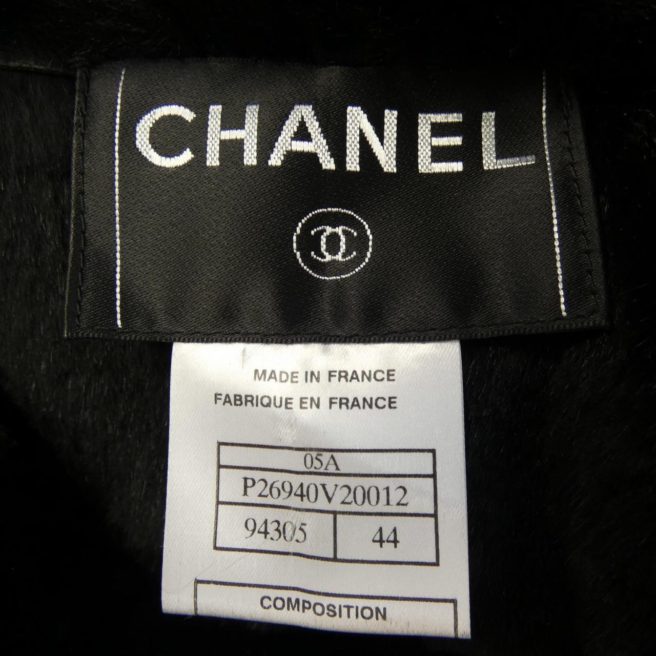 【ヴィンテージ】シャネル CHANEL P26940V20012 05A レザージャケット