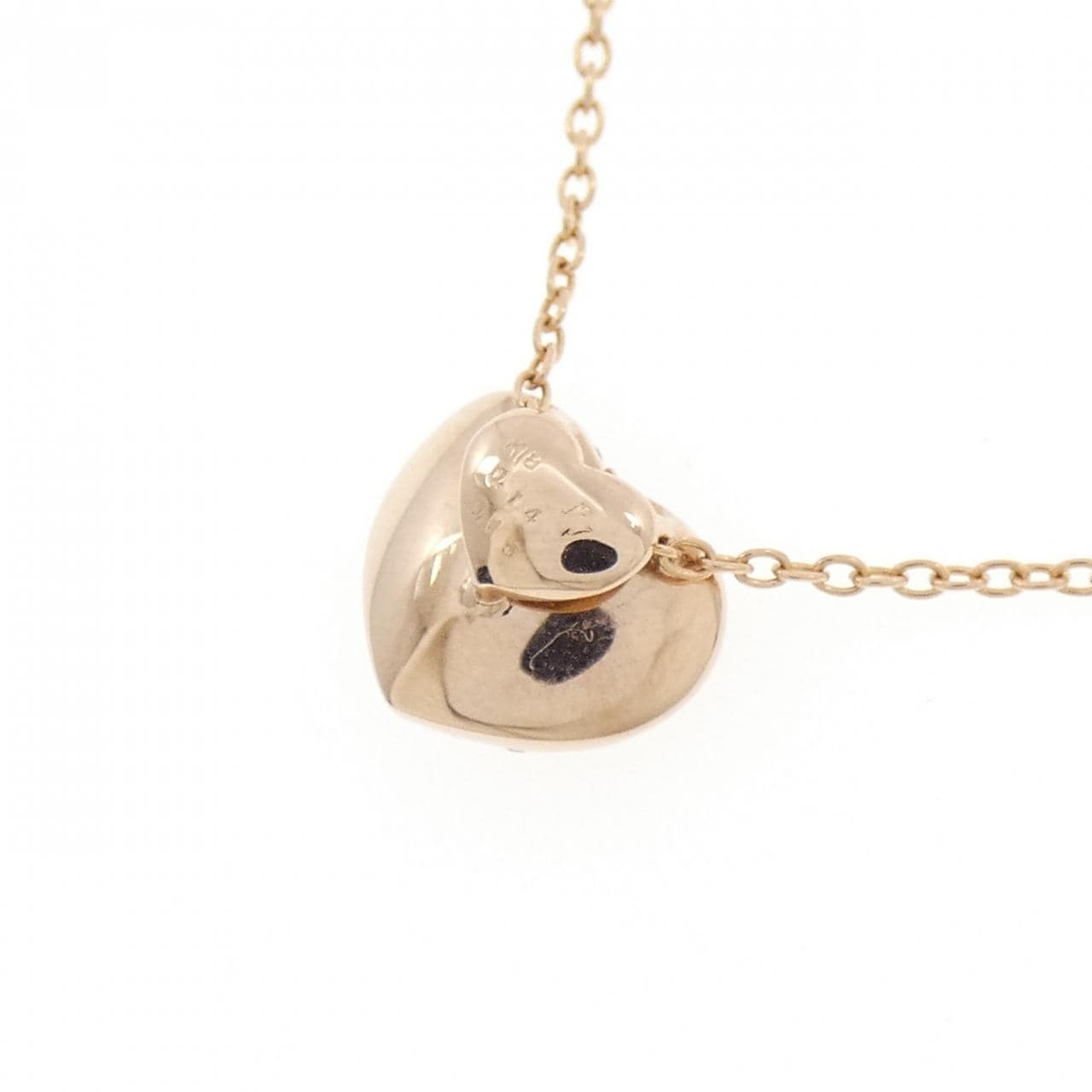 ポンテヴェキオ ハート サファイヤ ネックレス 0.14CT