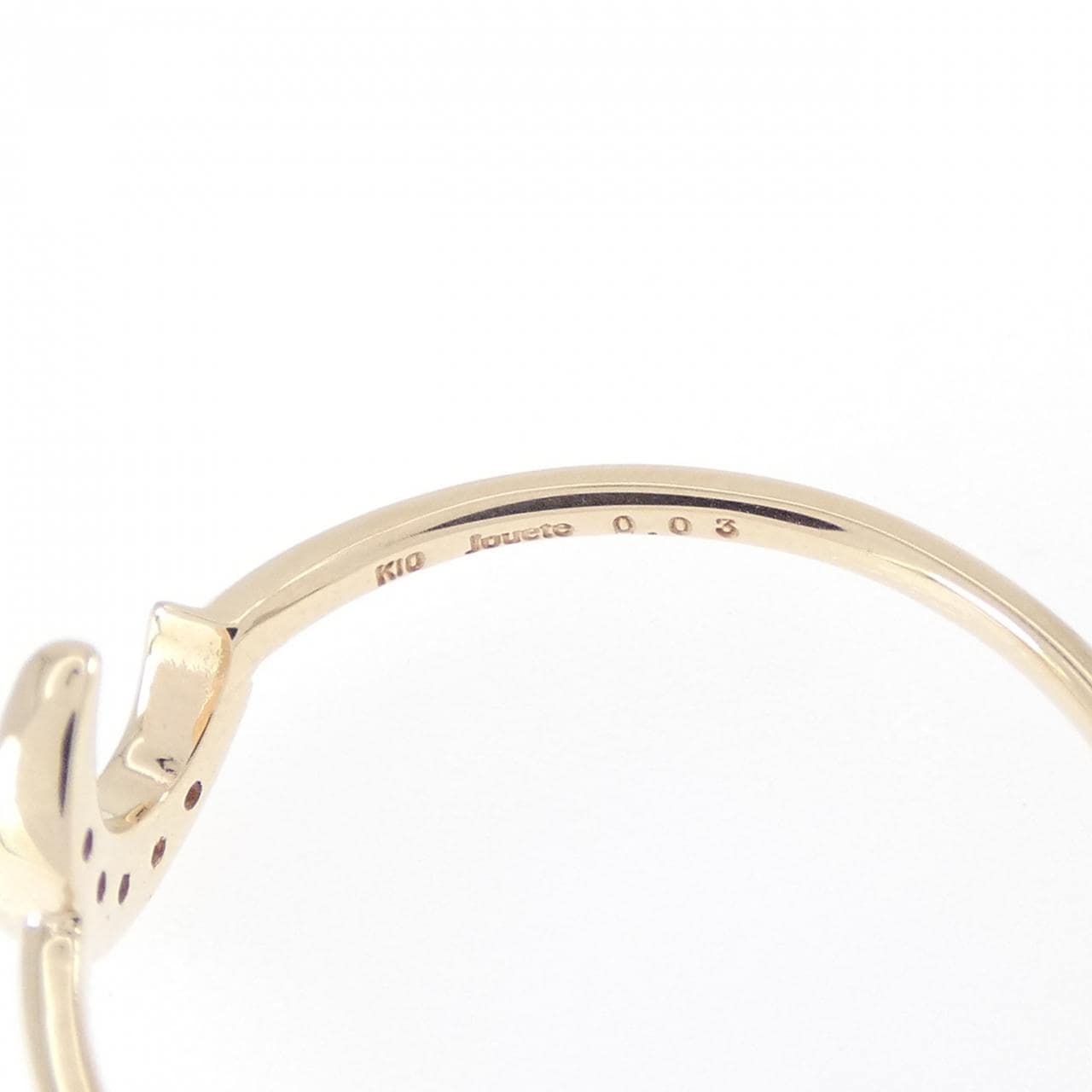 ジュエッテ ムーン ダイヤモンド リング 0.03CT