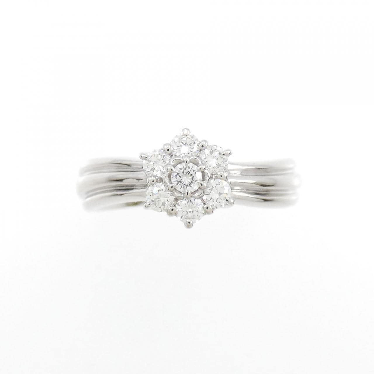 Paula flower Diamond ring 0.28CT