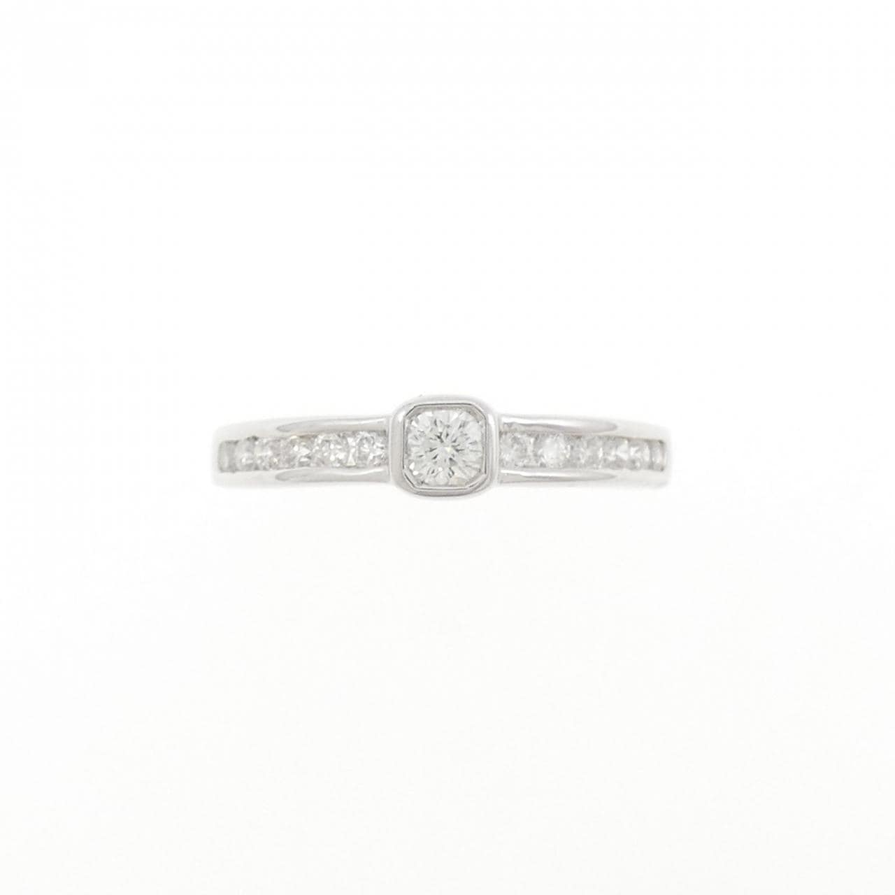 K18WG ダイヤモンド リング 0.10CT