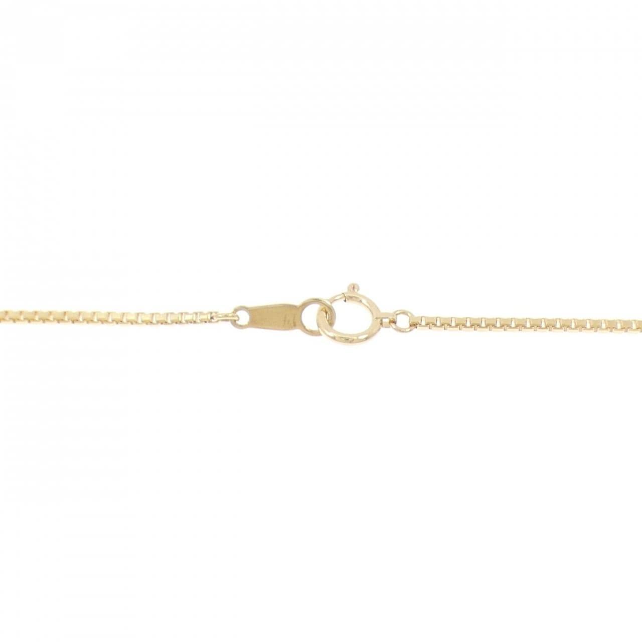 K18YG サンゴ ネックレス