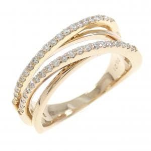 K18PG ダイヤモンド リング 0.21CT