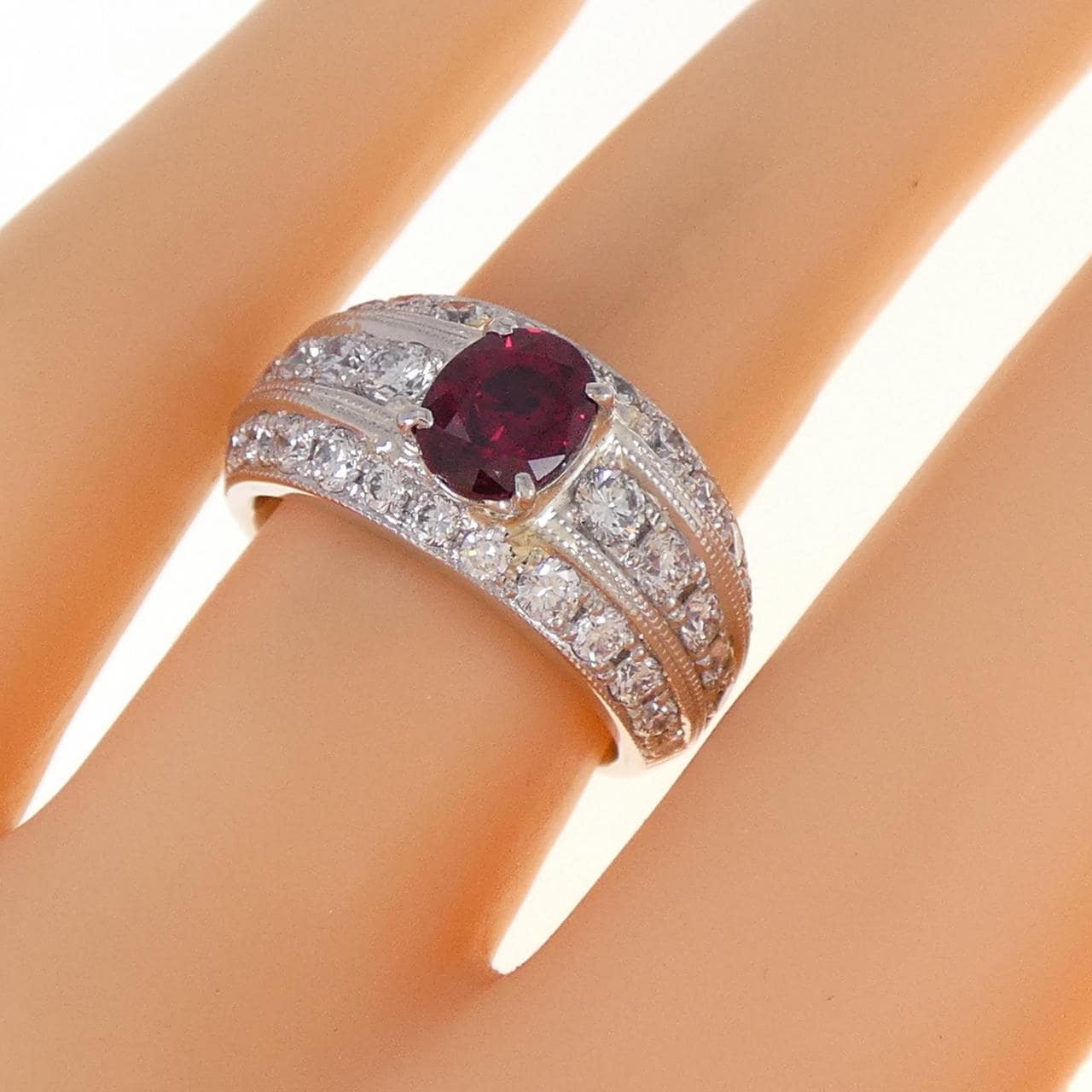 PT红宝石戒指1.18CT