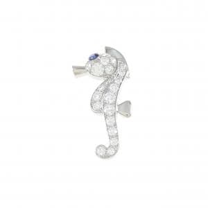 チャー サファイヤ ブローチ 0.03CT