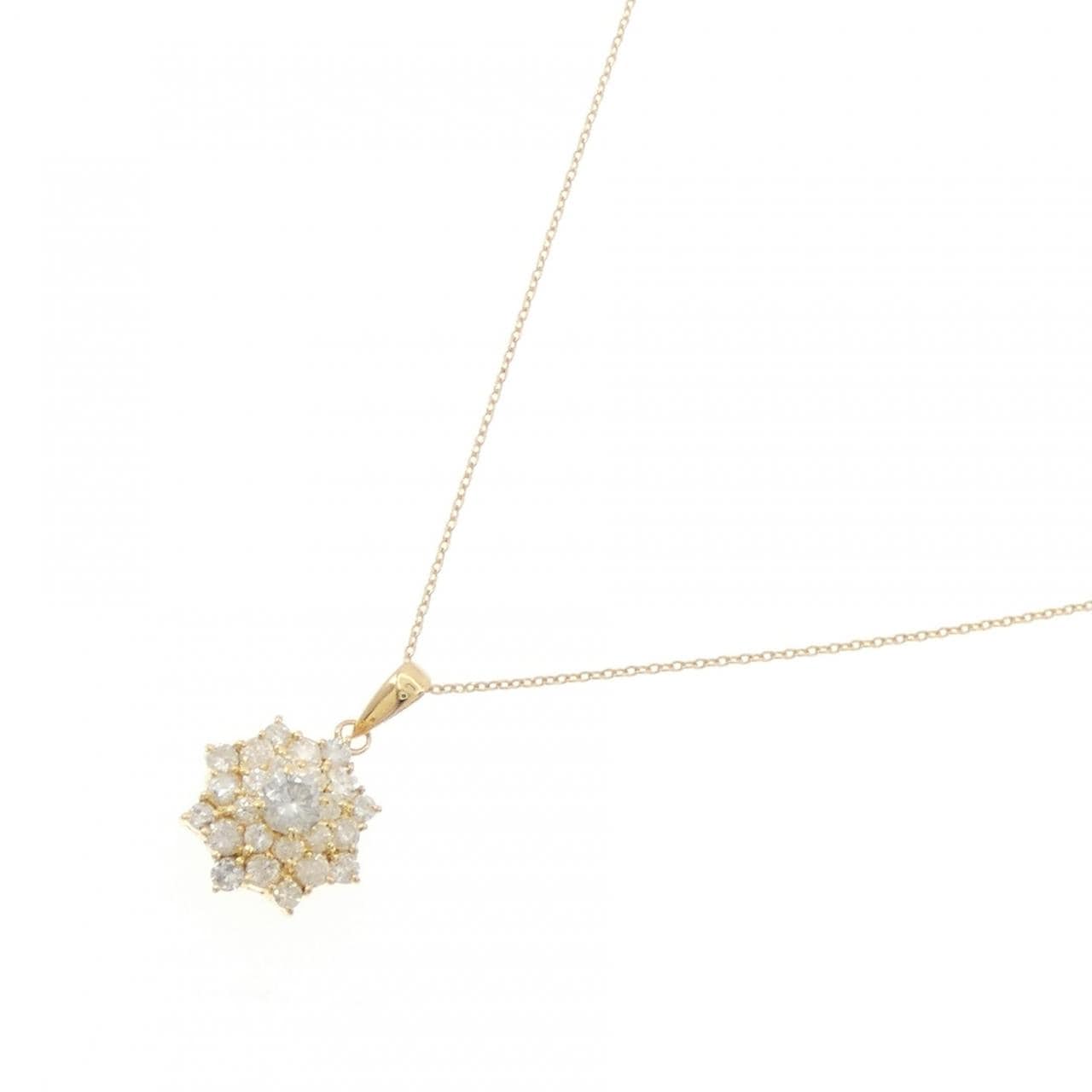 K18YG ダイヤモンド ネックレス 1.00CT