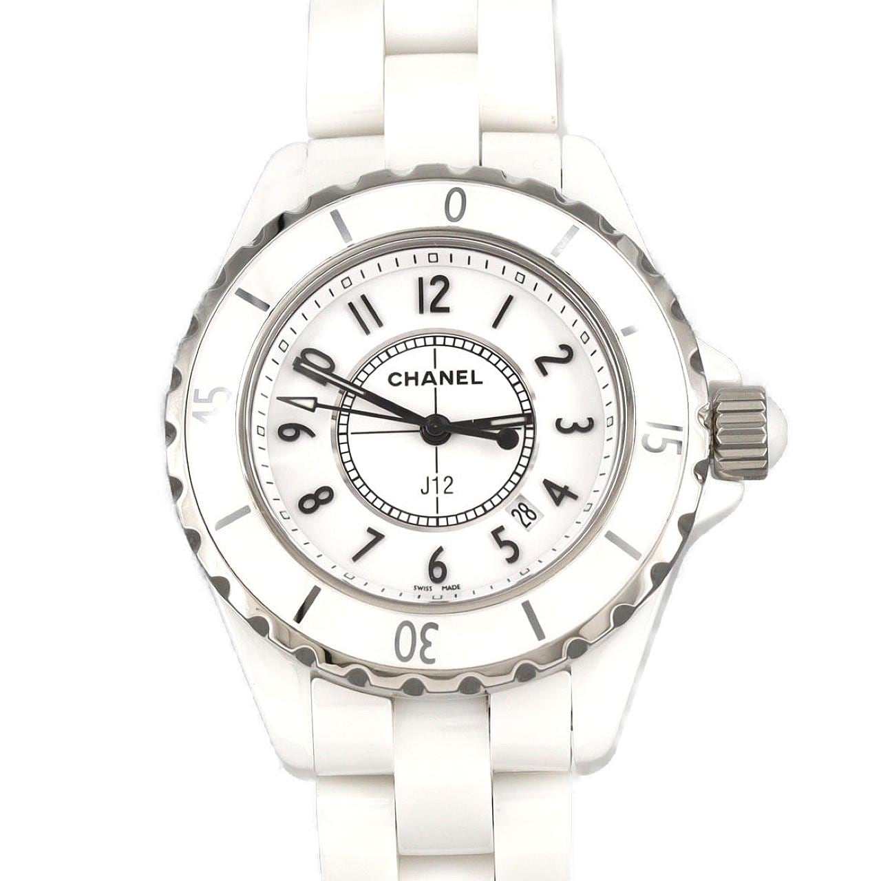 シャネル J12 33mmセラミック H0968 セラミック クォーツ