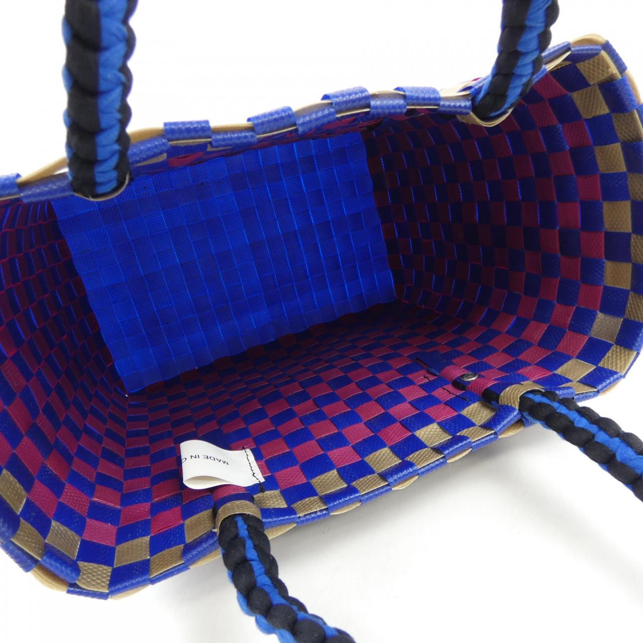 マルニ MARNI MARI MARKET JERSEY HANDLE BASKET SHMH0013A0 BAG