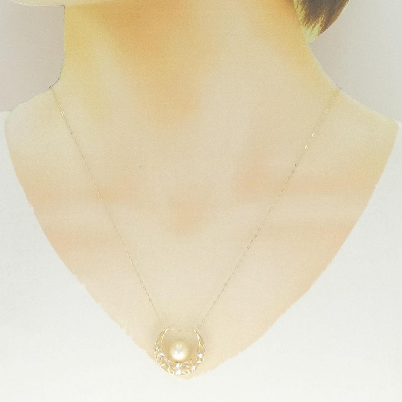 K18YG/K18WG アコヤパール ネックレス 8.3mm