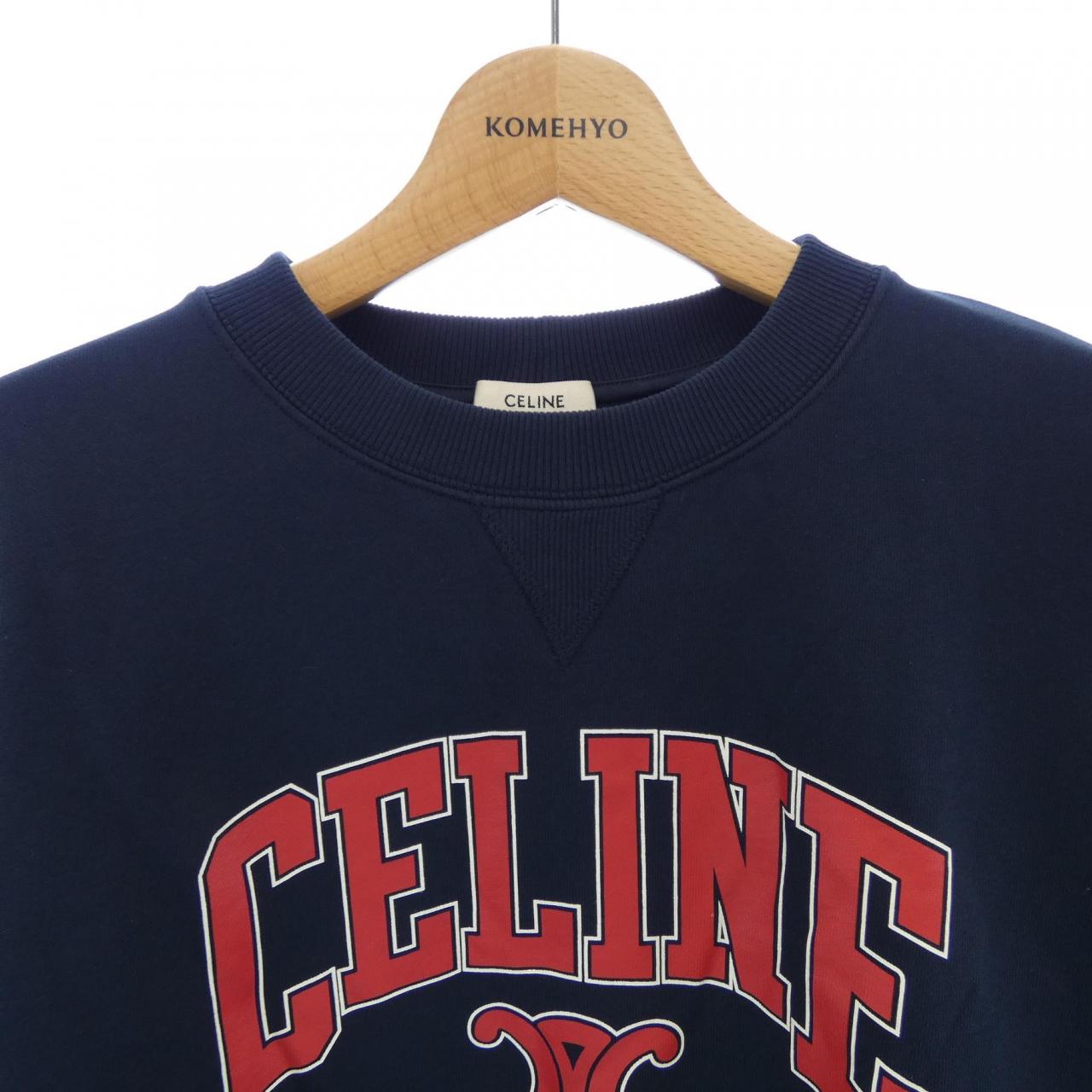 セリーヌ CELINE オーバーサイズ スウェットシャツ RY08C510Z スウェット