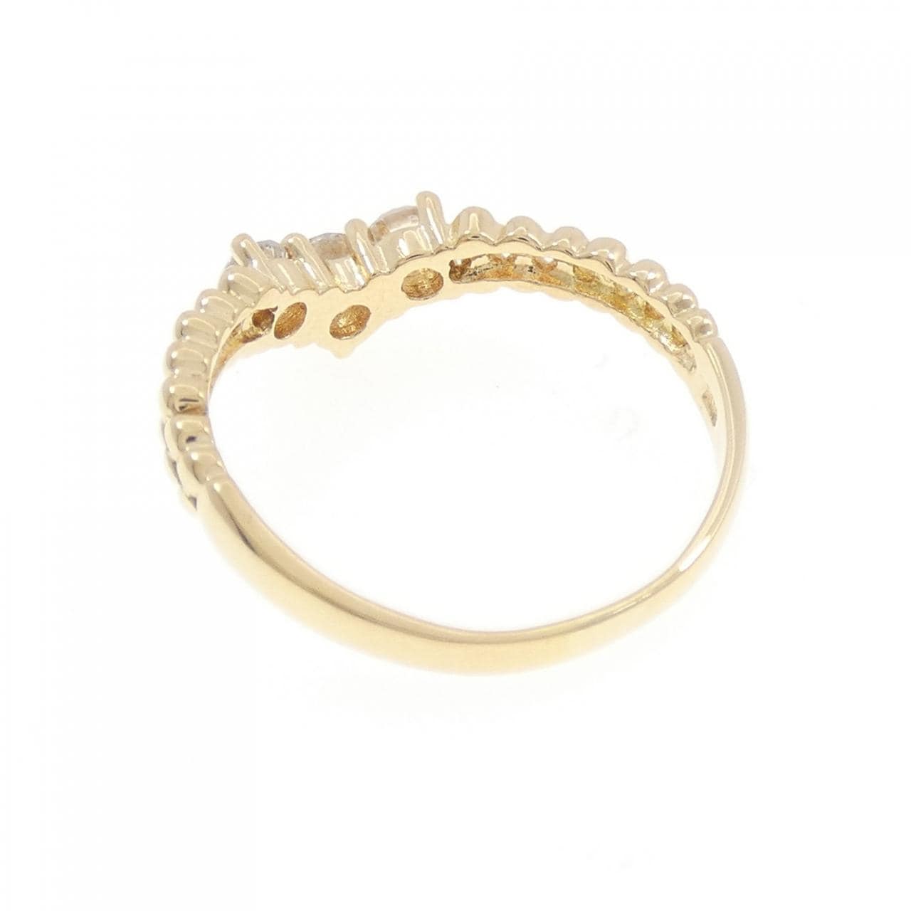 K18YG ダイヤモンド リング 0.34CT