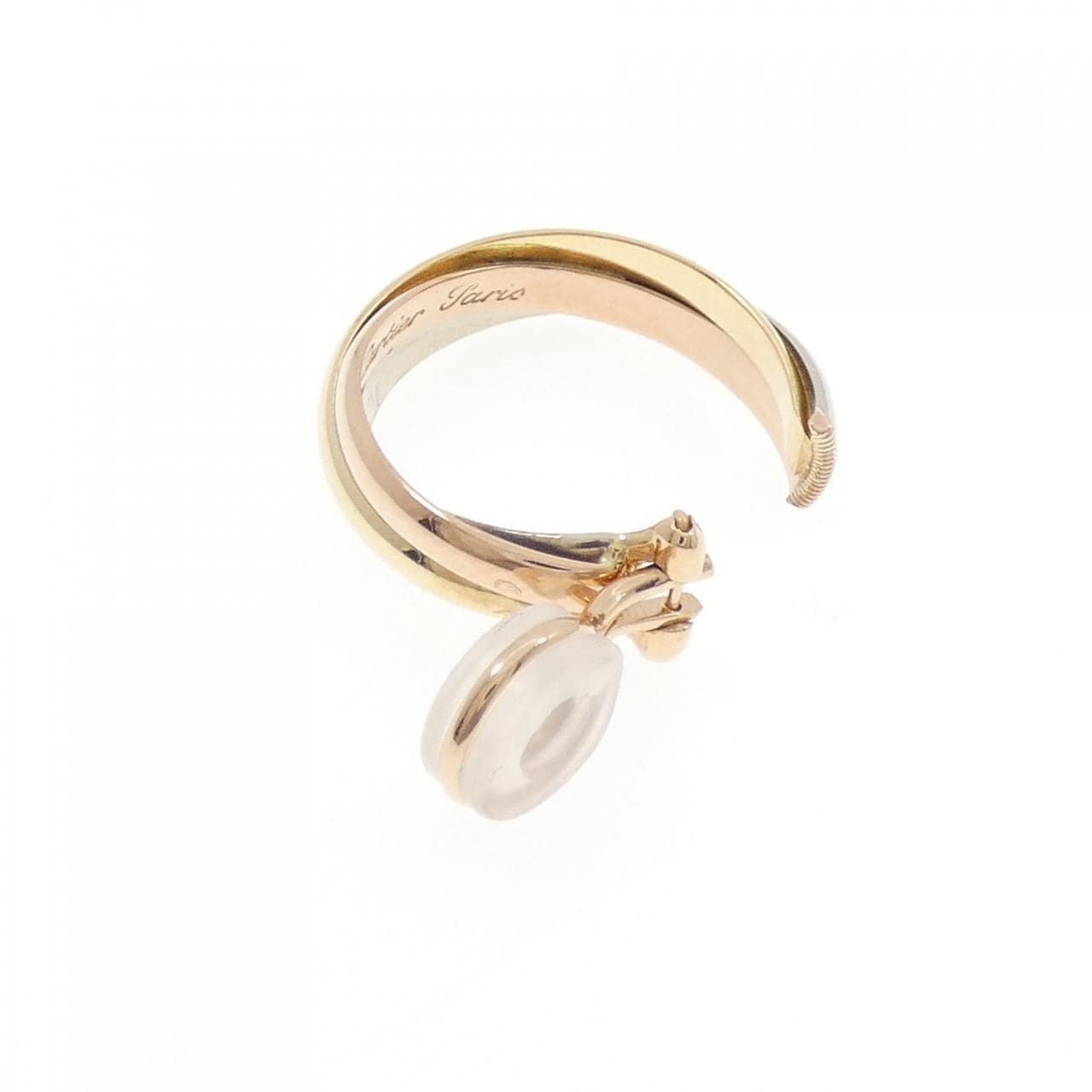 カルティエ トリニティ ラウンド イヤリング 片耳