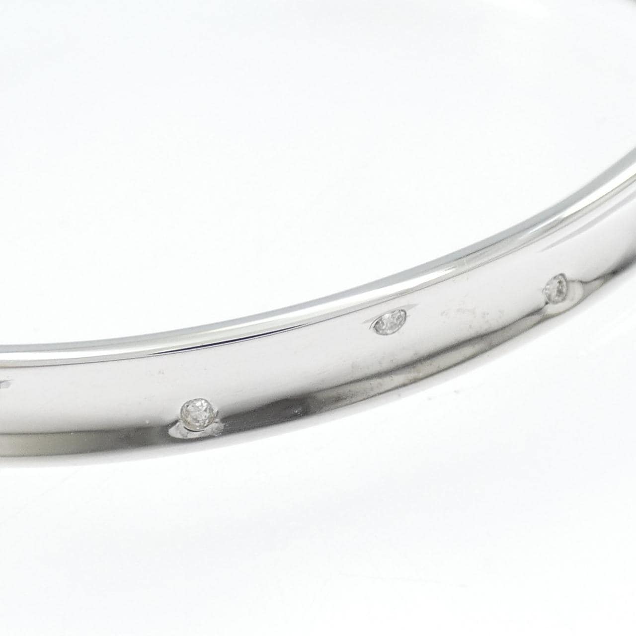 K18WG ダイヤモンド バングル 0.12CT