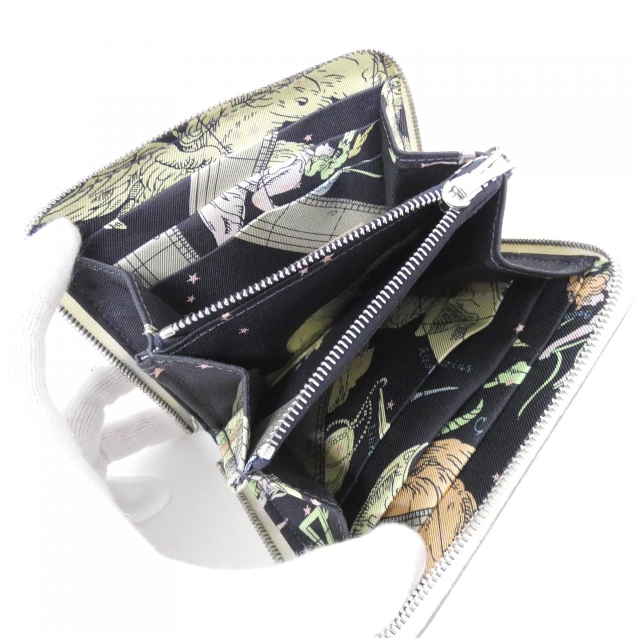 【未使用品】エルメス ZODIAQUE シルク イン コンパクト 087539CK 財布
