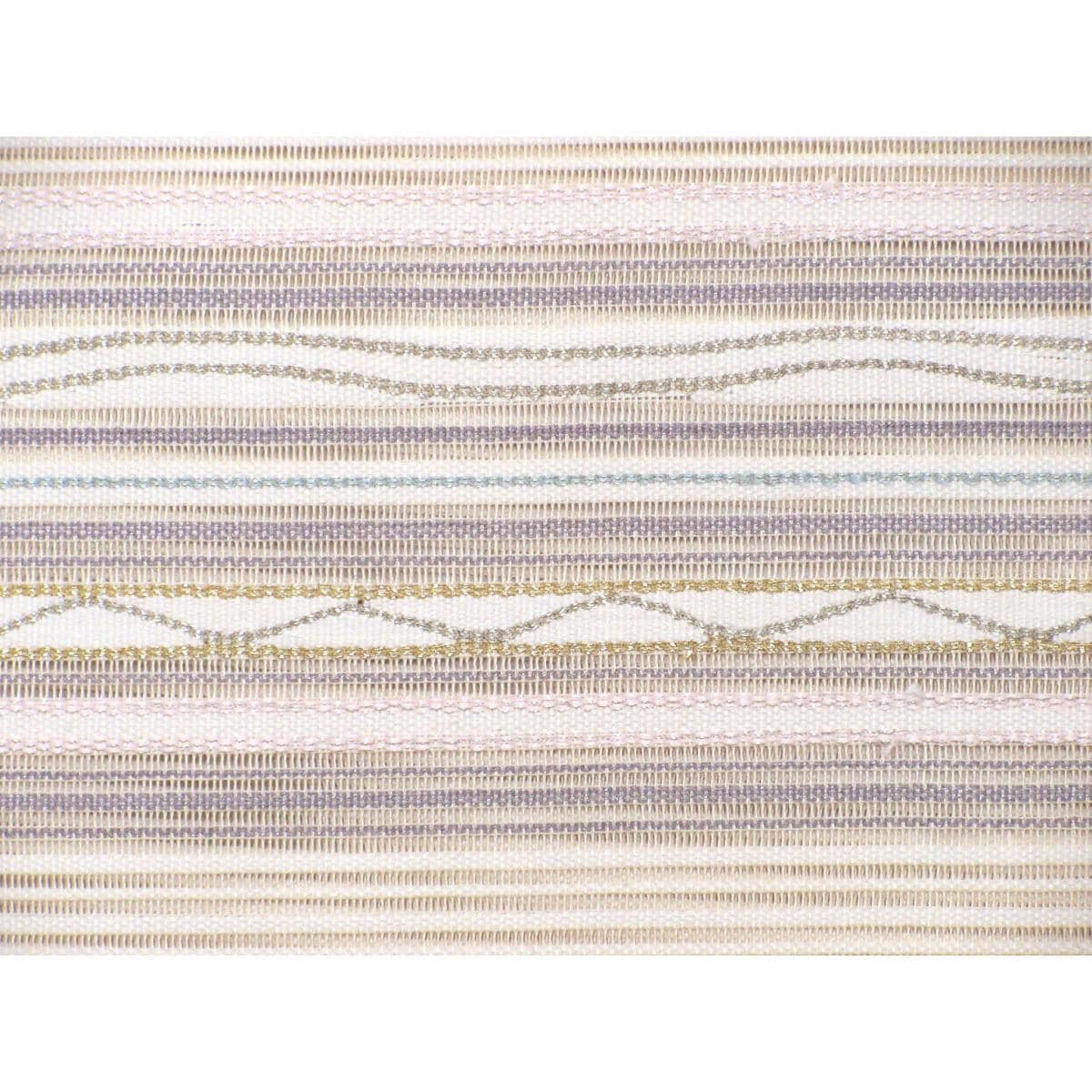 夏名古屋帯　絽綴織