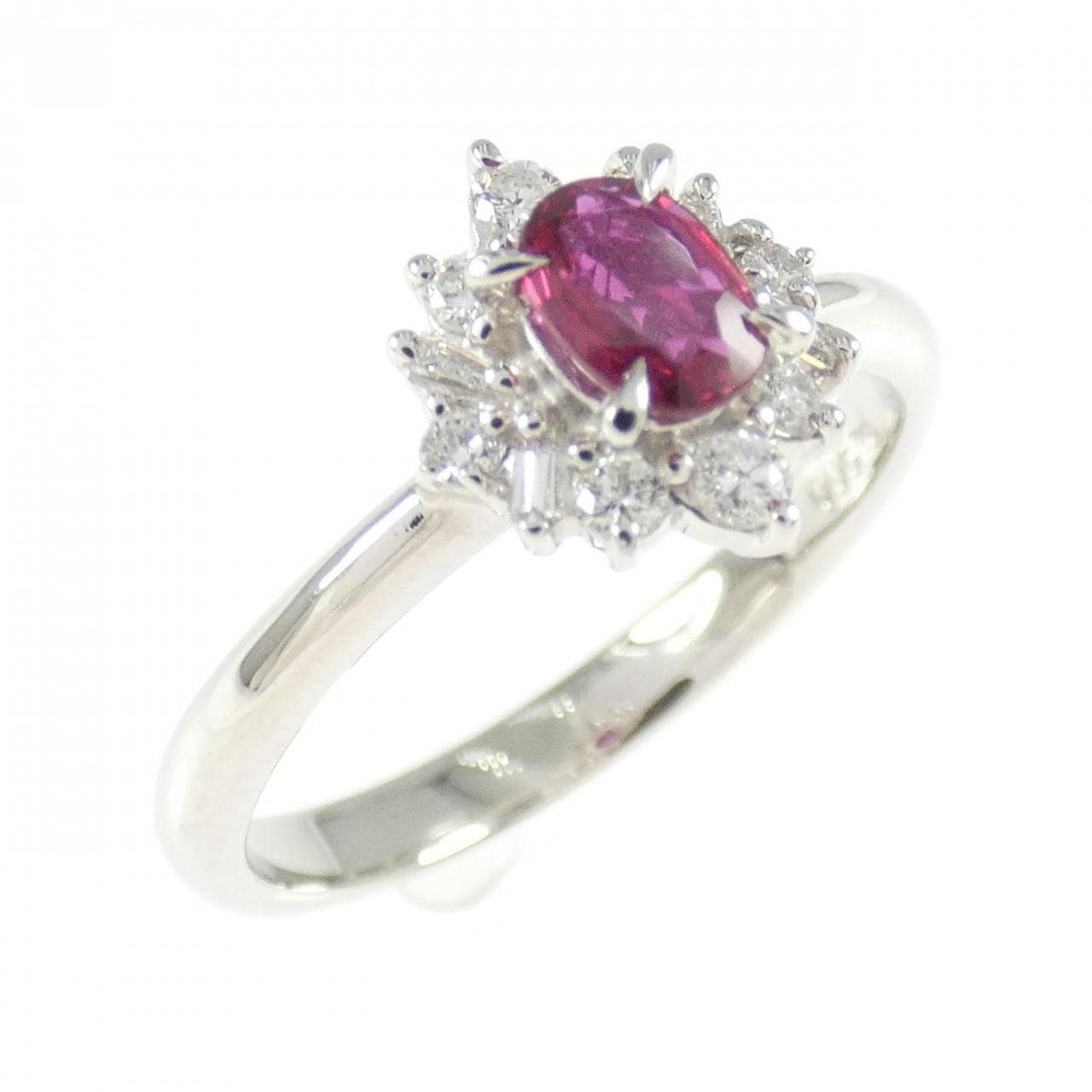 PT900 ルビー リング 0.27CT