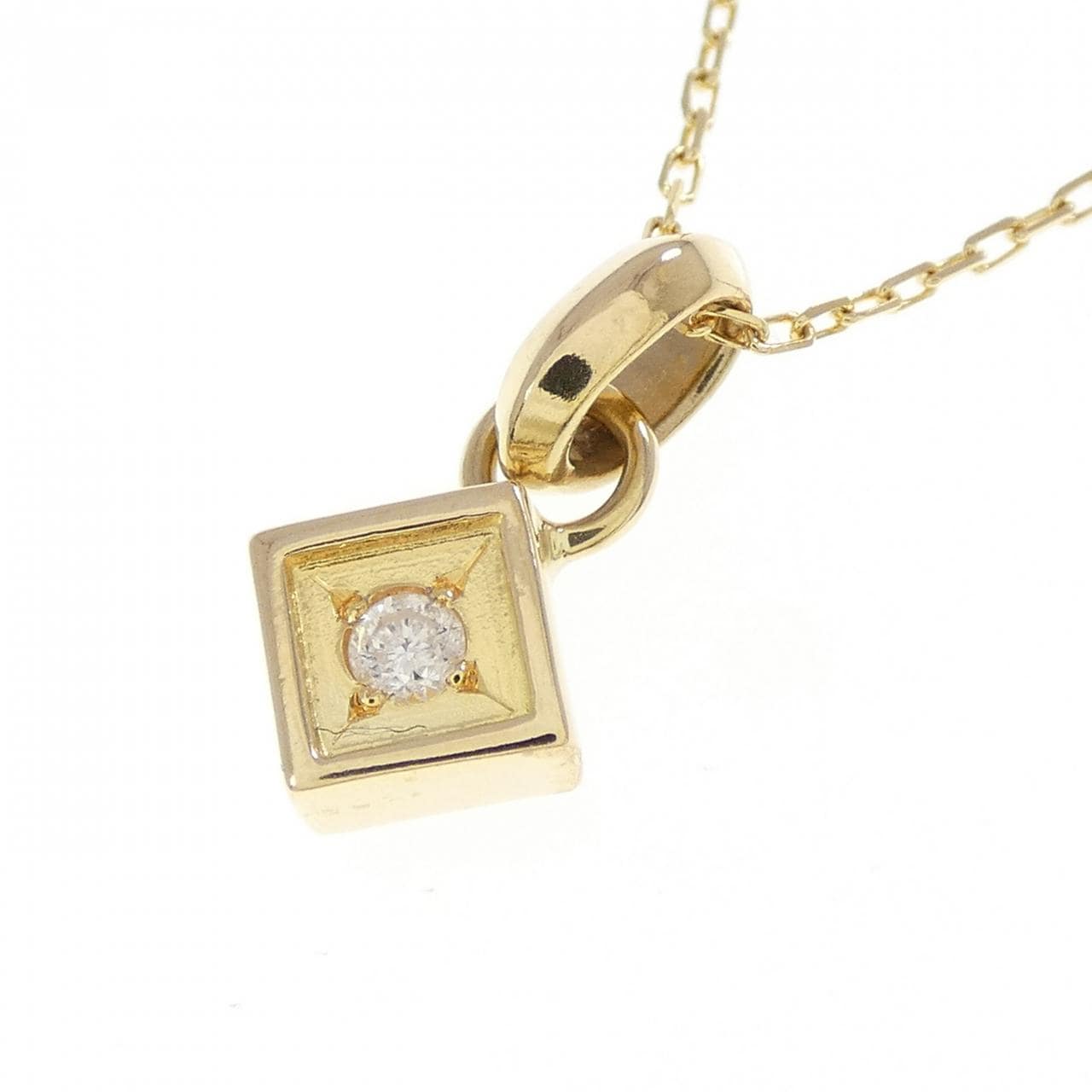 K18YG ダイヤモンド ネックレス 0.05CT