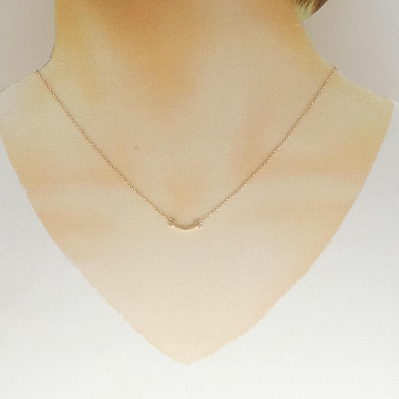 ティファニー Tスマイル ミニ ネックレス