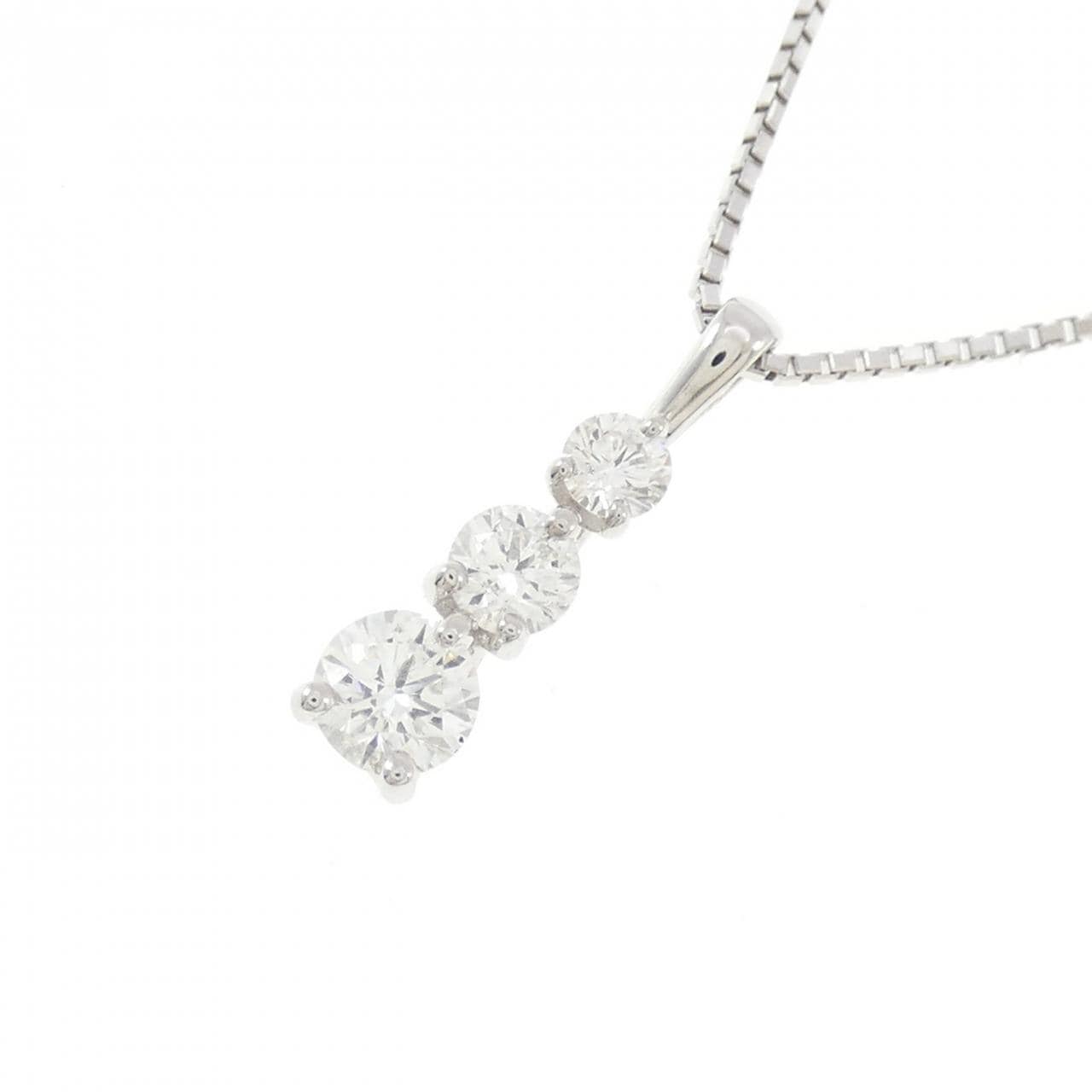 トリロジー ダイヤモンド ネックレス 0.50CT