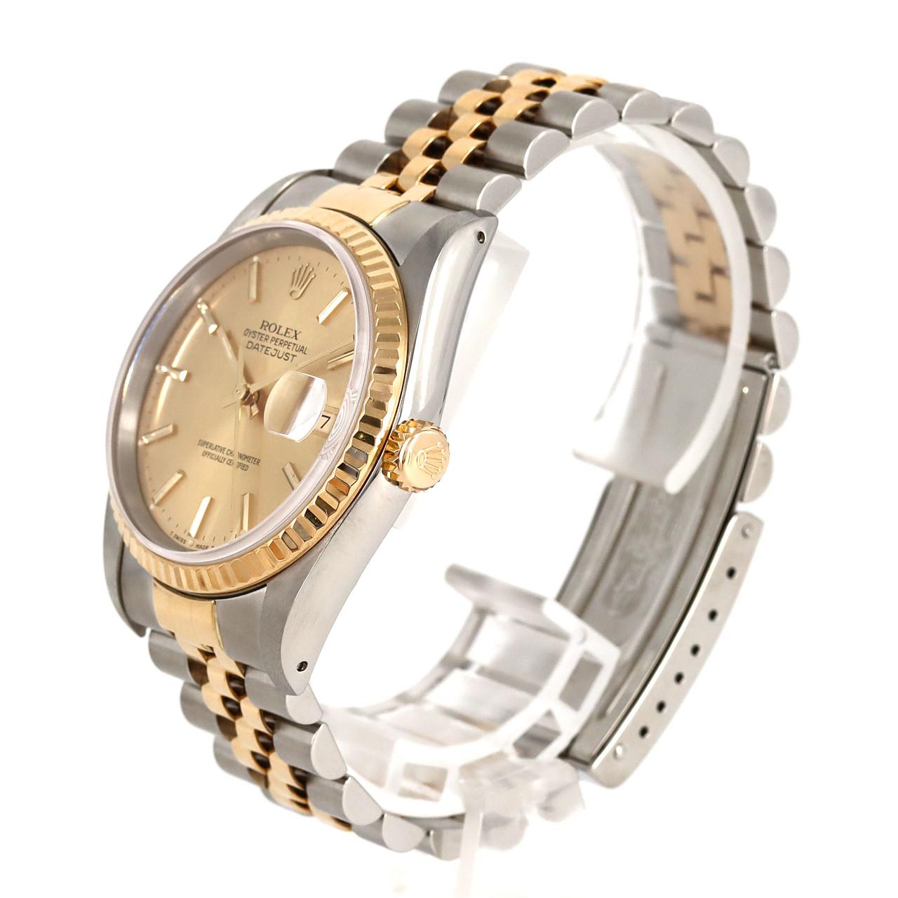 ROLEX Datejust 16233 SSxYG Automatic L number