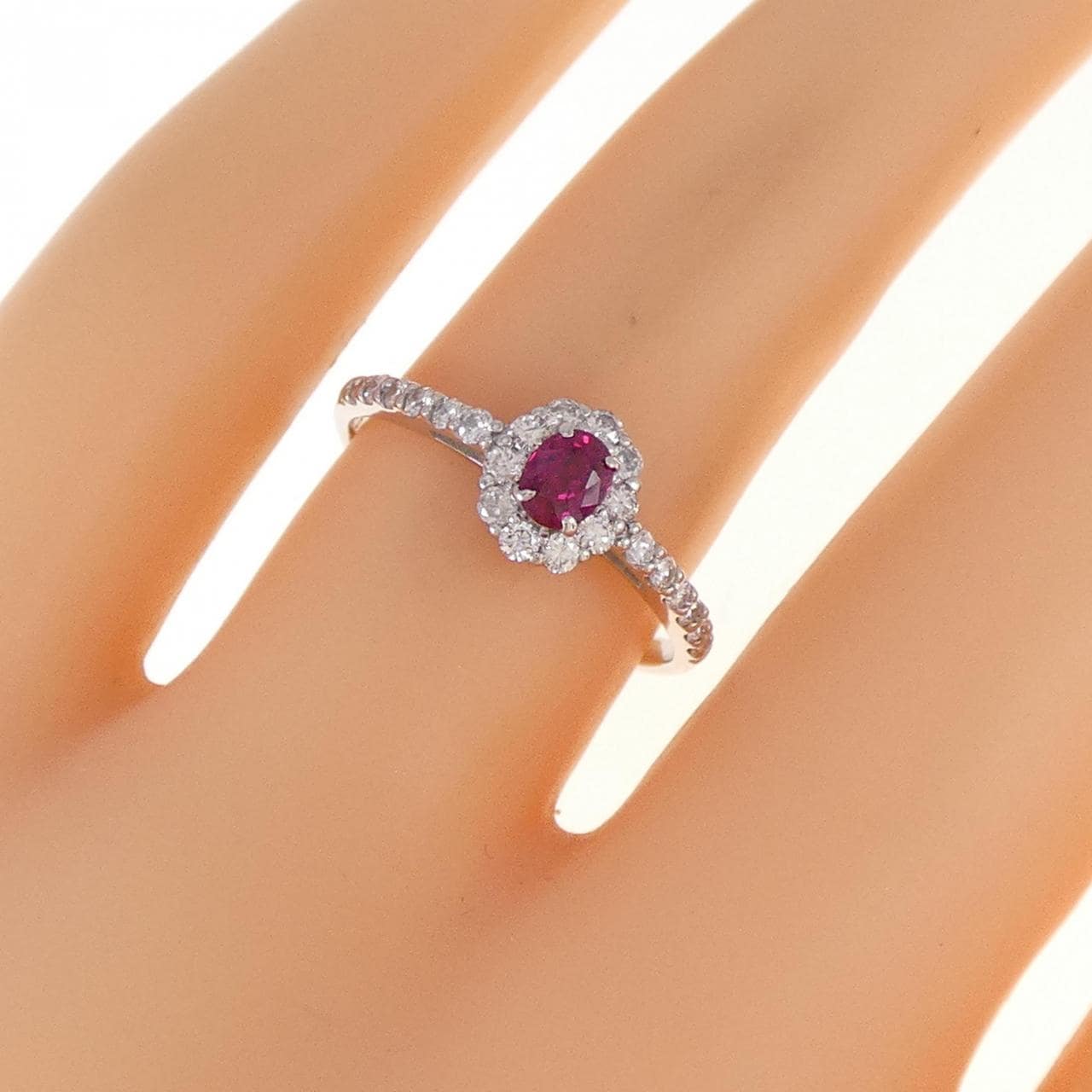 PT ルビー リング 0.25CT