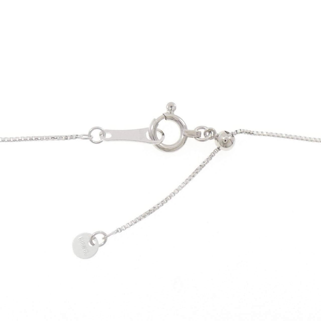 K18WG ダイヤモンド ネックレス 0.157CT