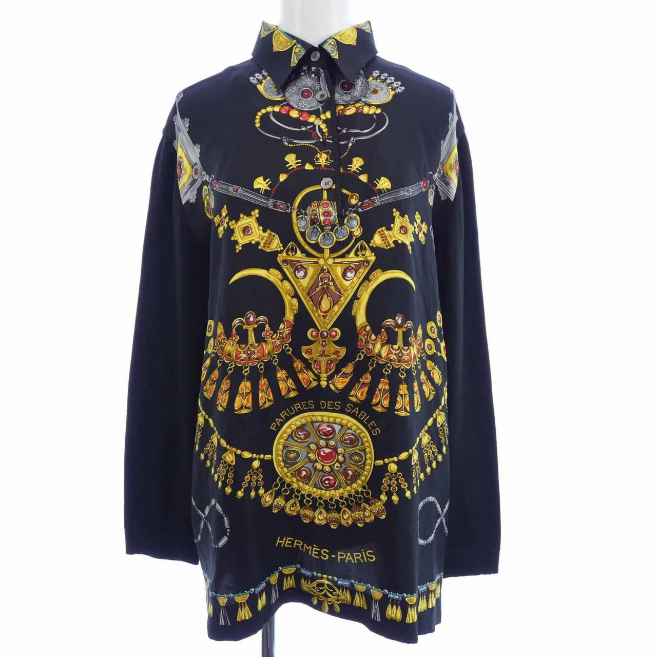 エルメス HERMES PARURES DES SABLES トップス