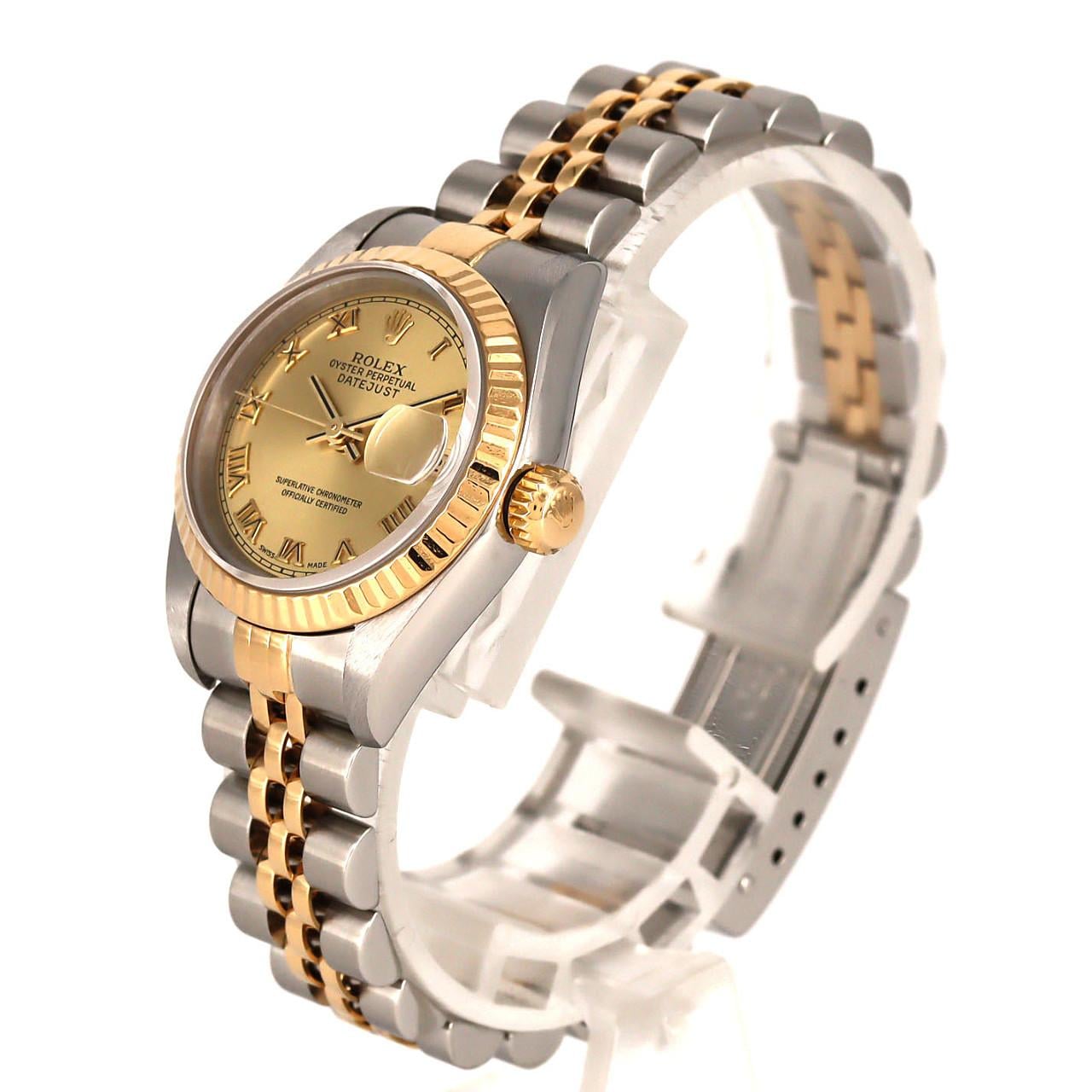 ロレックス デイトジャスト 79173 SSxYG 自動巻 K番