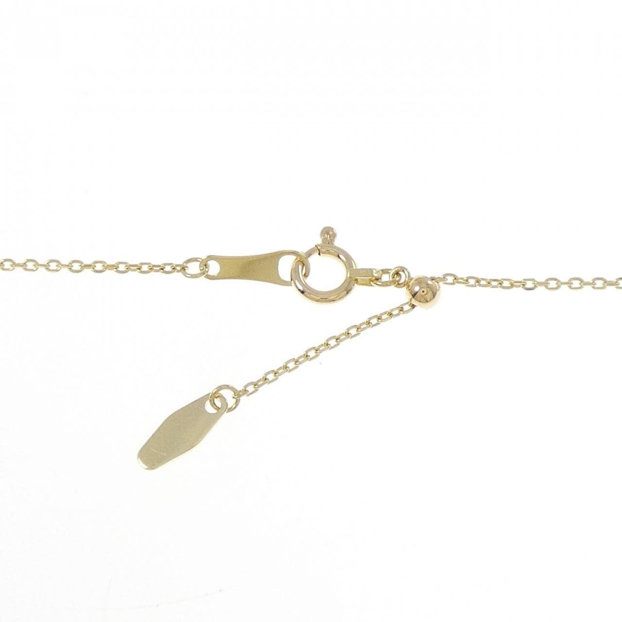 K18YG 黒蝶パール ネックレス 12.7mm