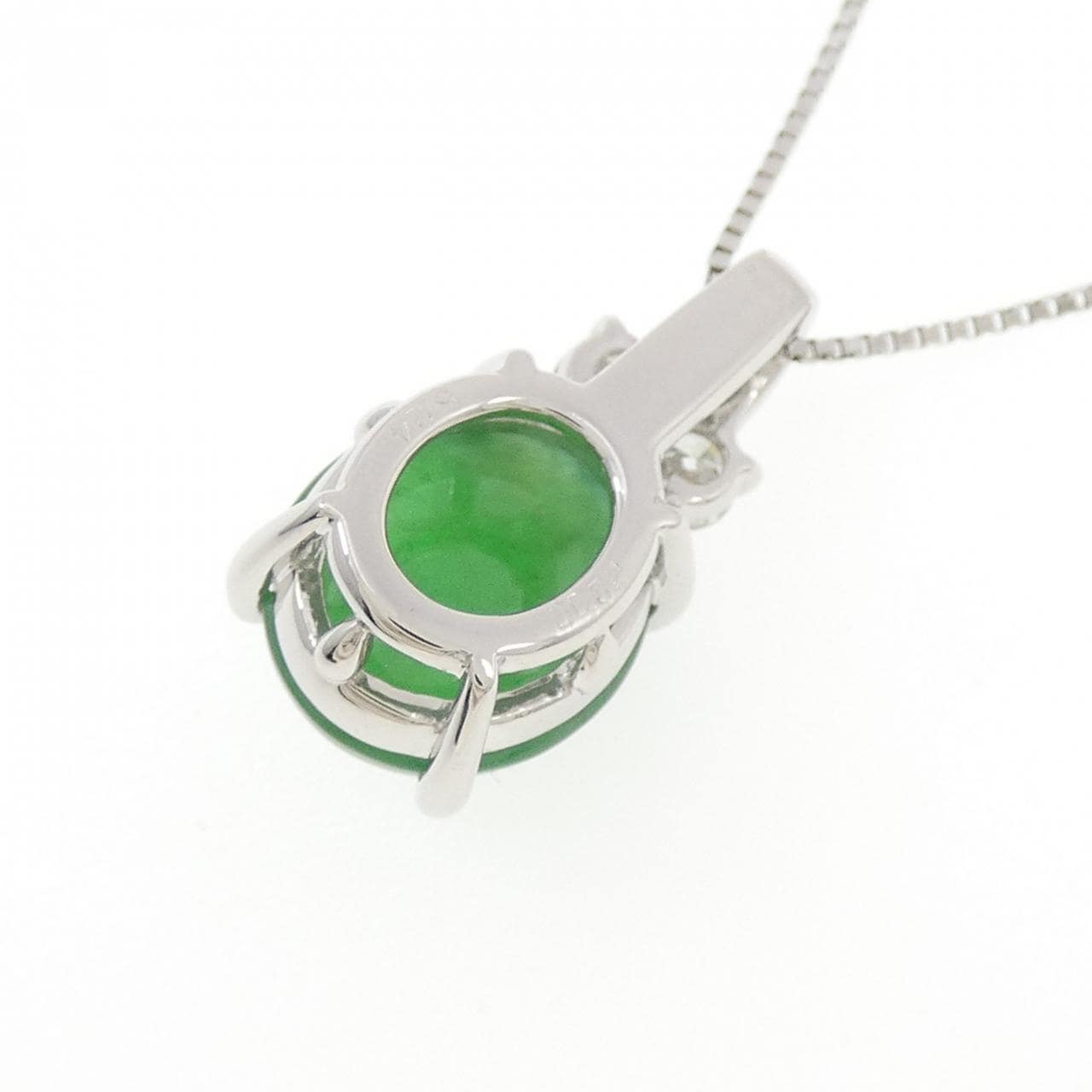 PT900/PT850 ヒスイ ネックレス 5.24CT
