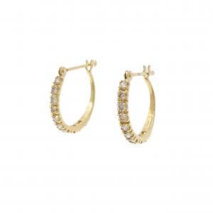 K18YG ダイヤモンド ピアス 0.50CT