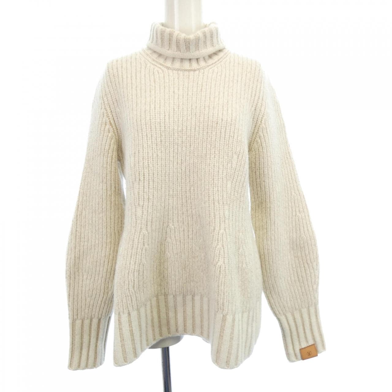 ルイヴィトン LOUIS VUITTON プリーツウエストタートルネックプルオーバー FRKL57QIM ニット