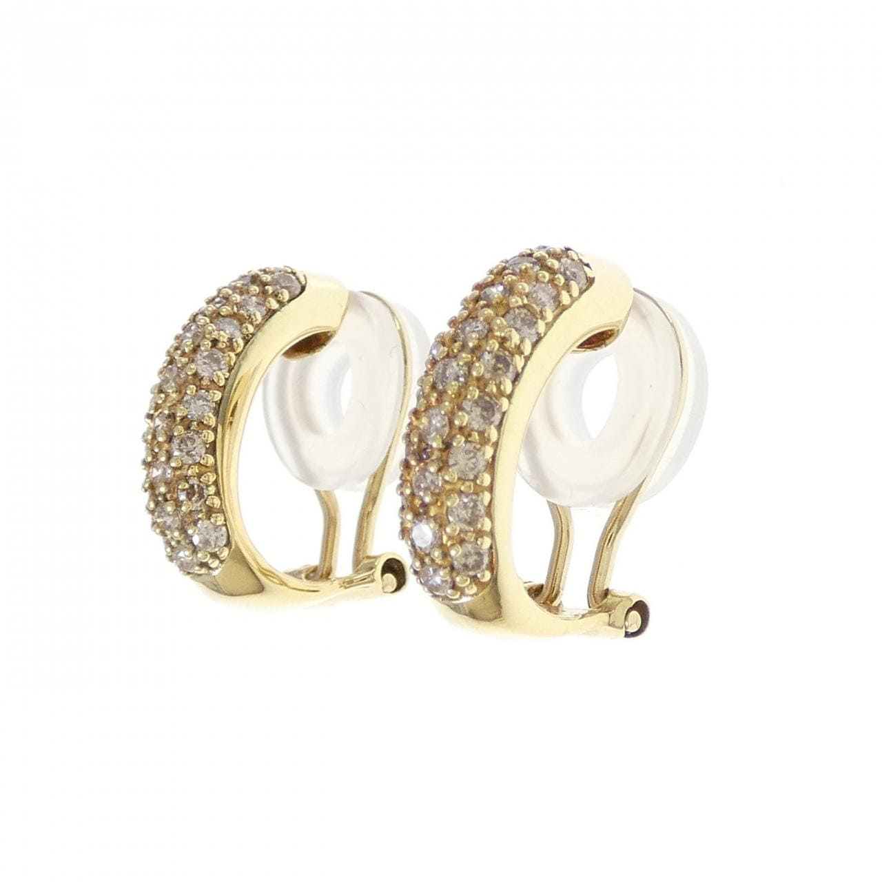 K18YG ダイヤモンド イヤリング 0.50CT