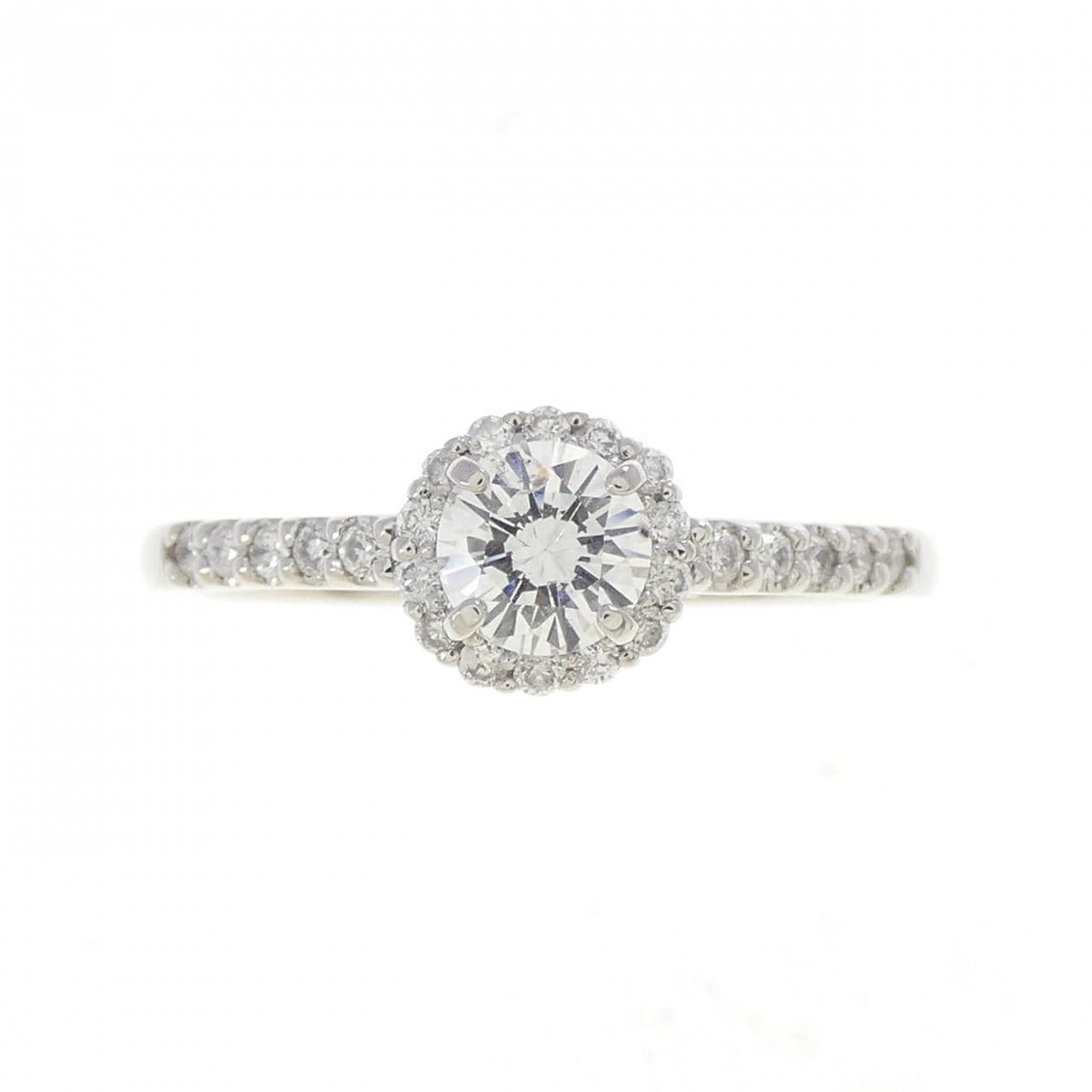 PT950 ダイヤモンド リング 0.316CT E SI1 Good