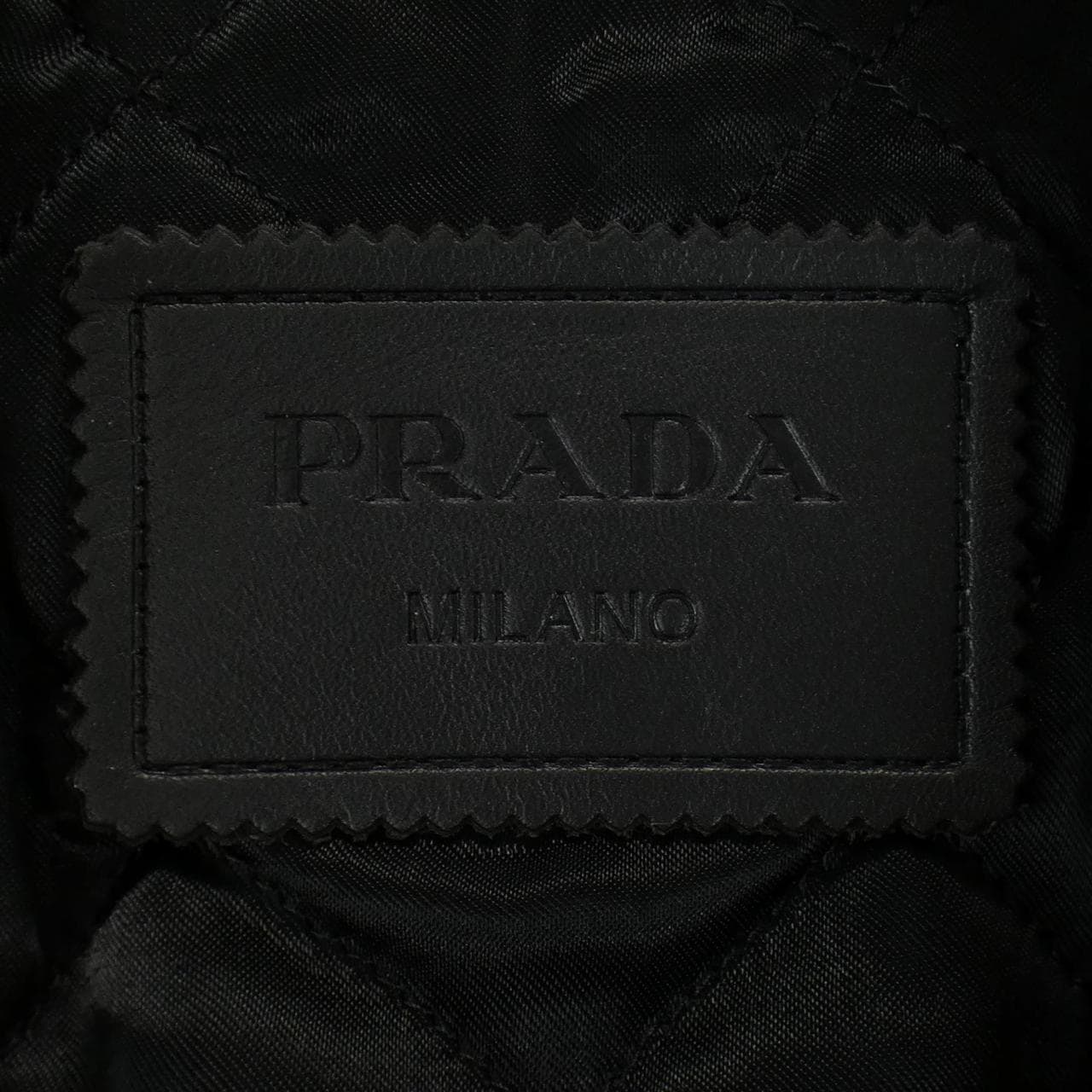 プラダ PRADA UPW416 2D02 レザーライダースジャケット
