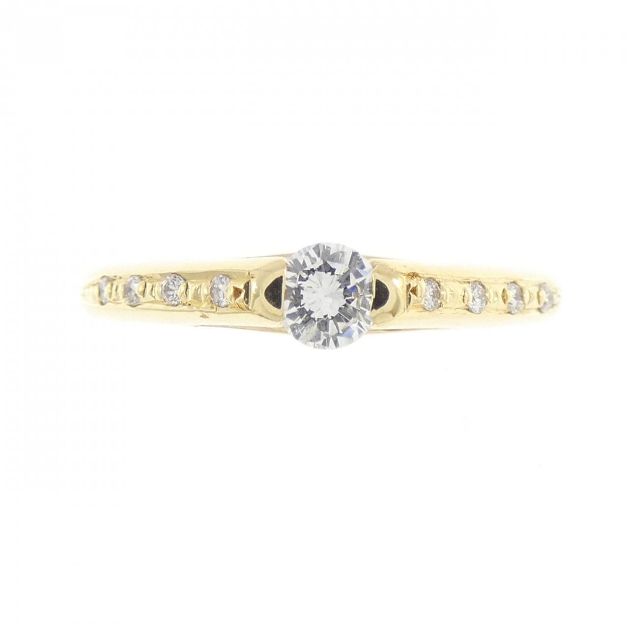 K18YG ダイヤモンド リング 0.23CT