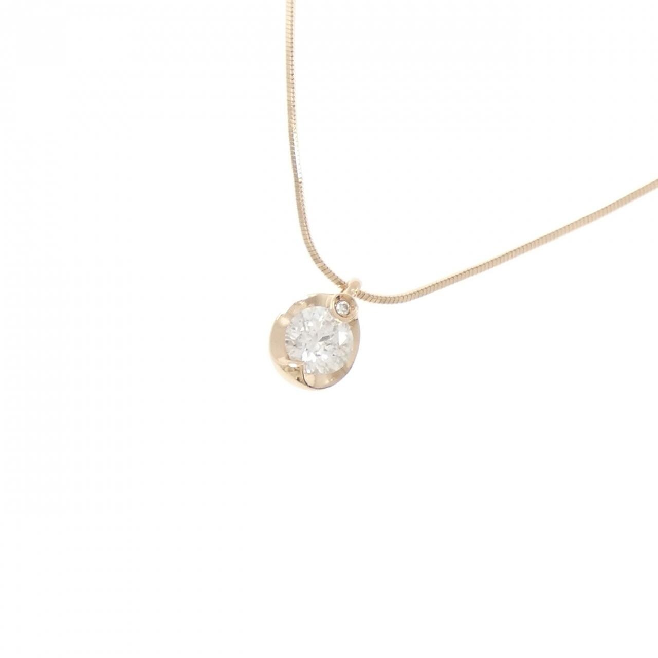 K18PG ダイヤモンド ネックレス 0.30CT