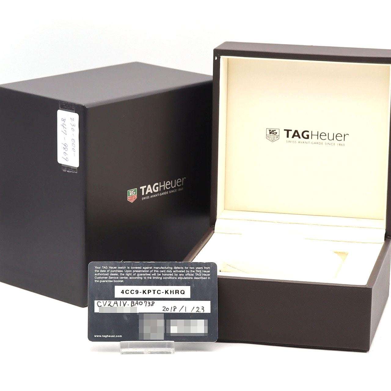 【ノーメンテナンス還元価格】タグ･ホイヤー カレラクロノグラフ CV2A1V.BA0738 SS 自動巻