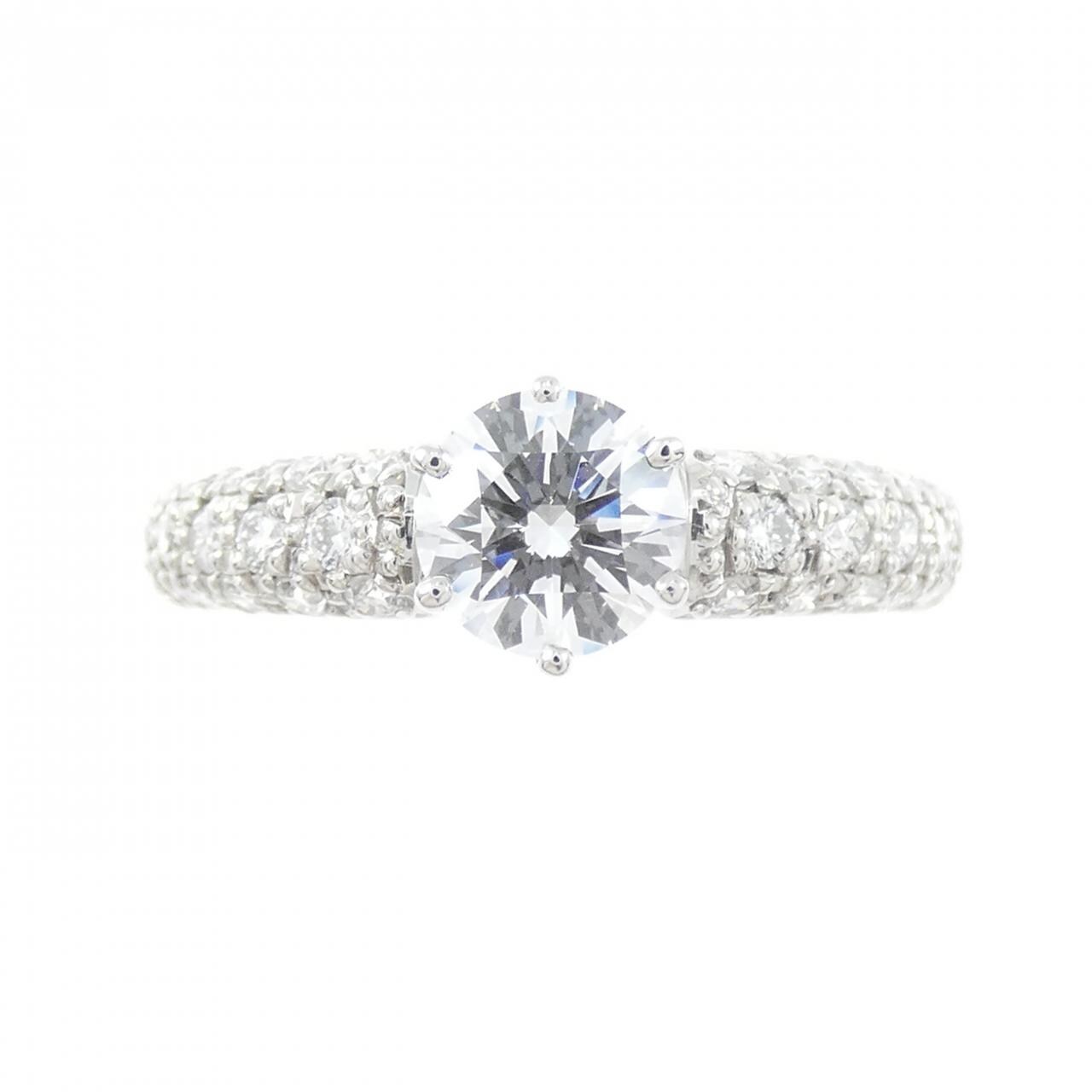 PT900 ダイヤモンド リング 0.665CT E VVS1 EXT