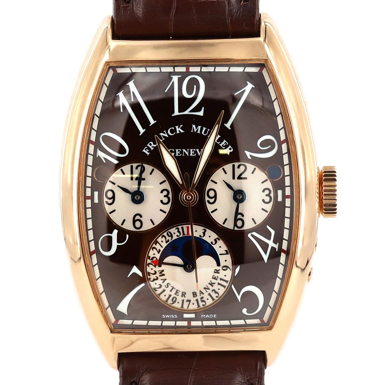 FRANCK MULLER Master Banque Luna PG 6850MBLDT PG/RG Automatic