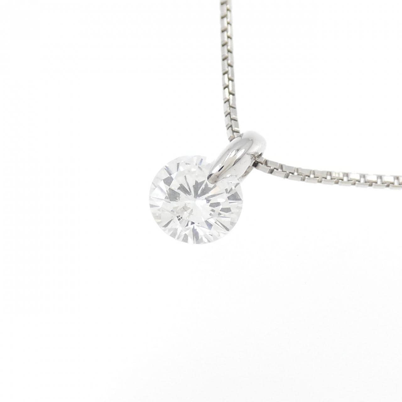 PT900/PT850 Solitaire Diamond Necklace 0.511CT