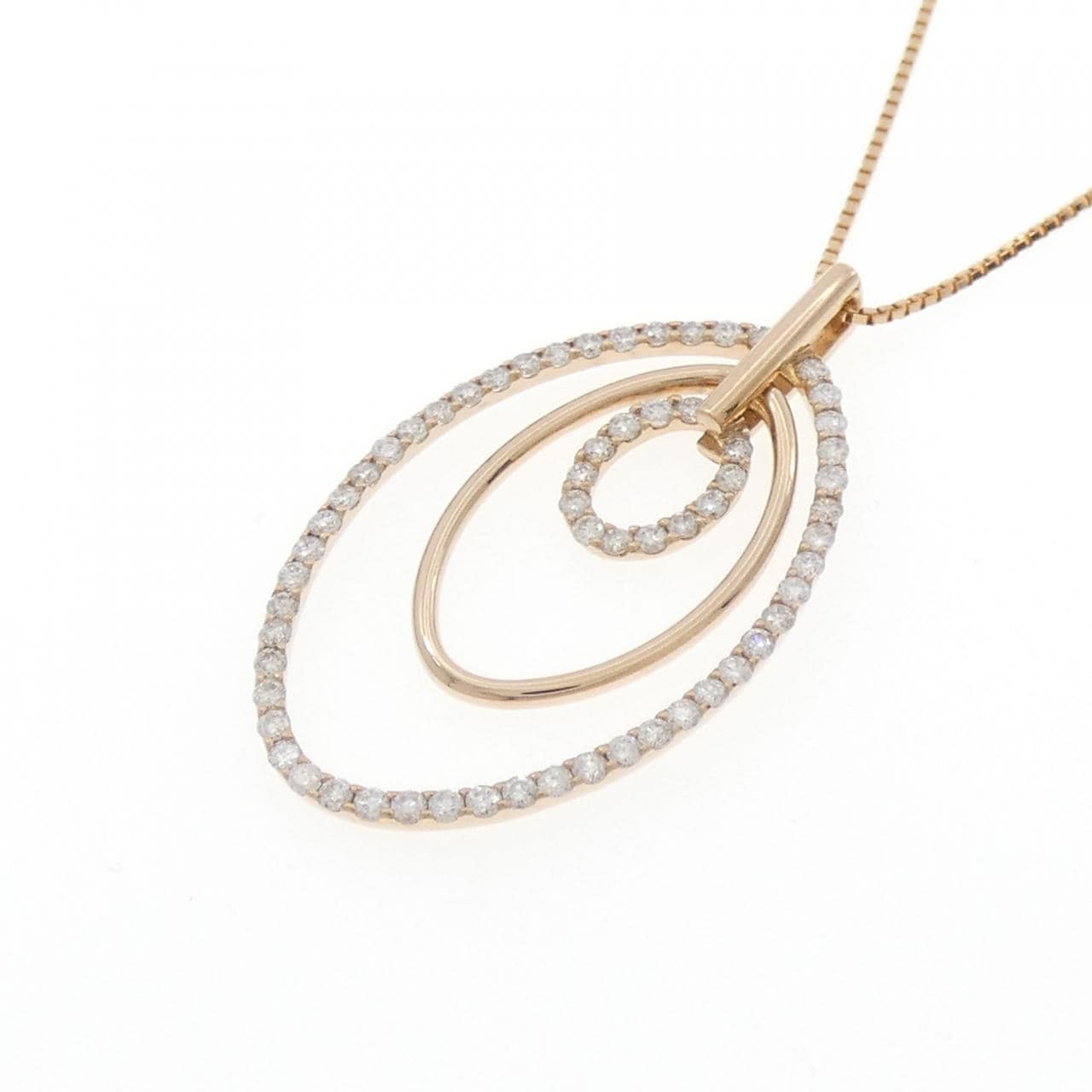 K18PG ダイヤモンド ネックレス 0.70CT