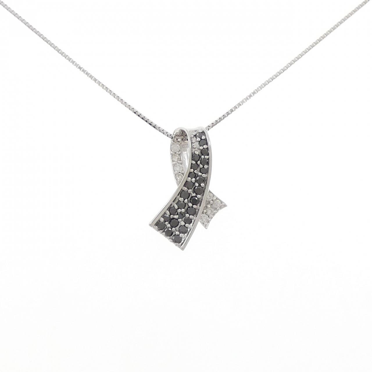 K18WG ダイヤモンド ネックレス 0.40CT