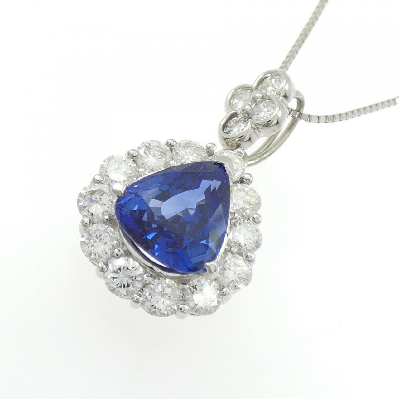 PT900/PT850 サファイヤ ネックレス 3.23CT