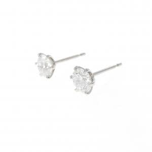 【リメイク】PT900/ST ダイヤモンド ピアス 0.514CT 0.524CT E VS1 VG-G