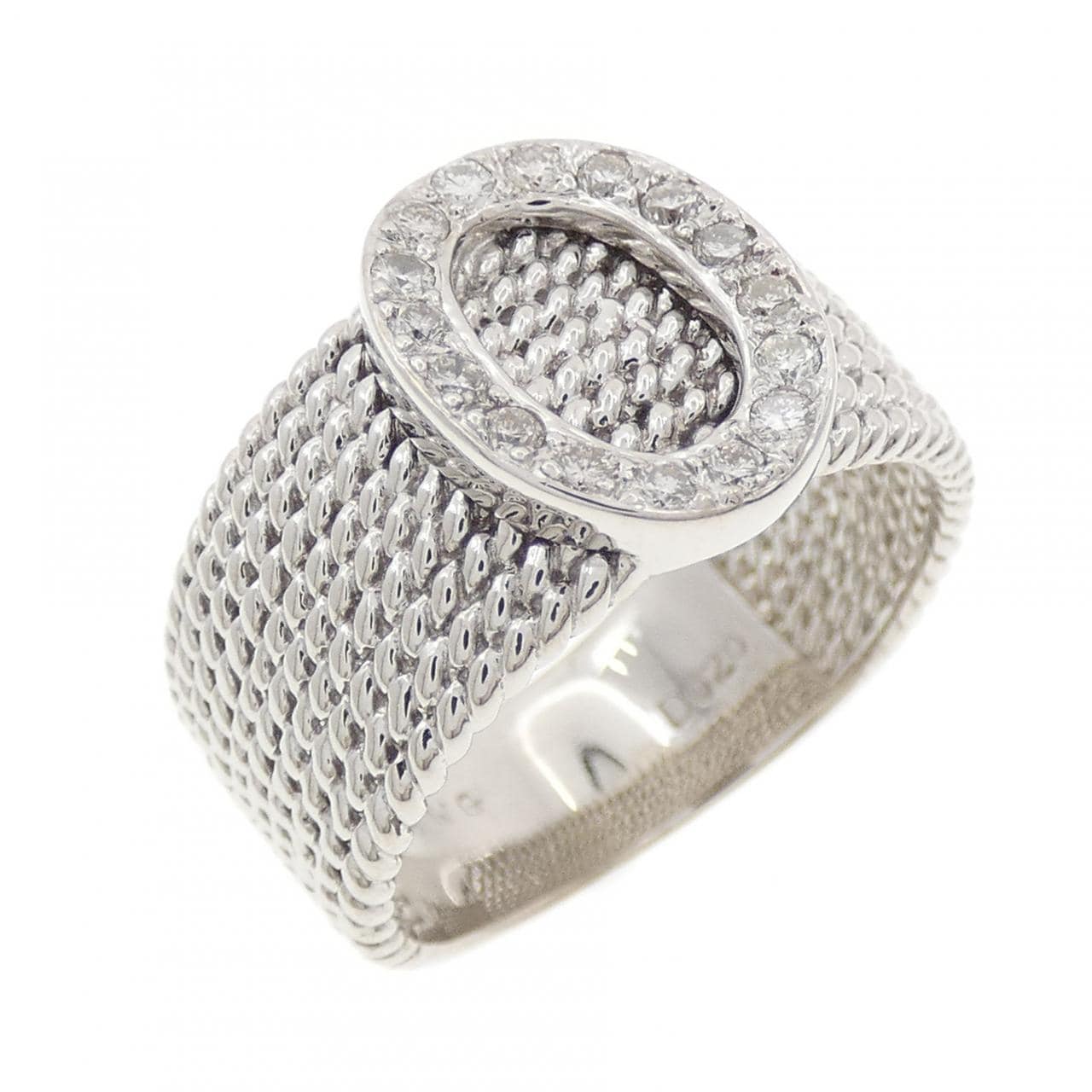 K18WG ダイヤモンド リング 0.20CT