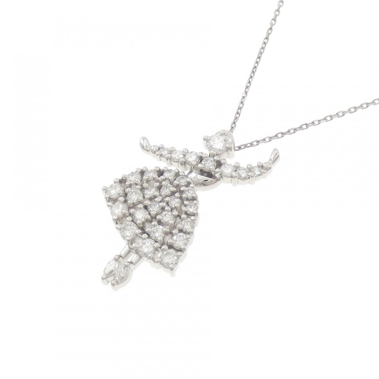 タサキ ダイヤモンド ネックレス 0.64CT