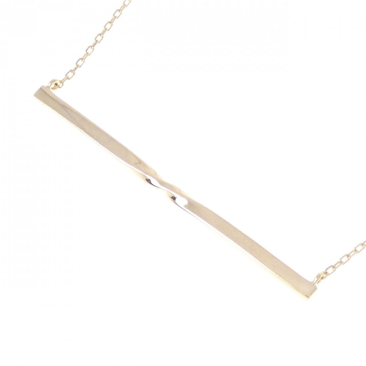 K18YG ダイヤモンド ネックレス 0.11CT